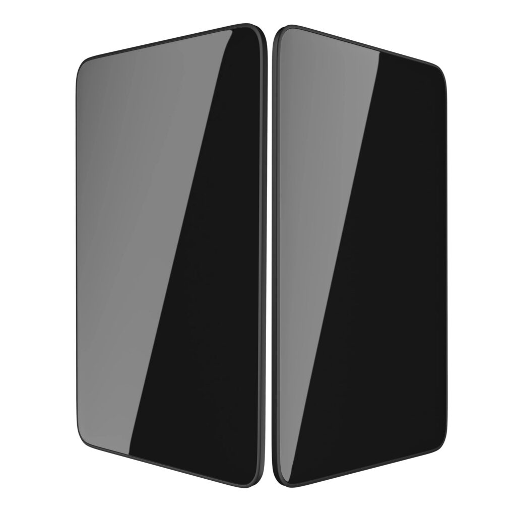 Abstract smartphone black
